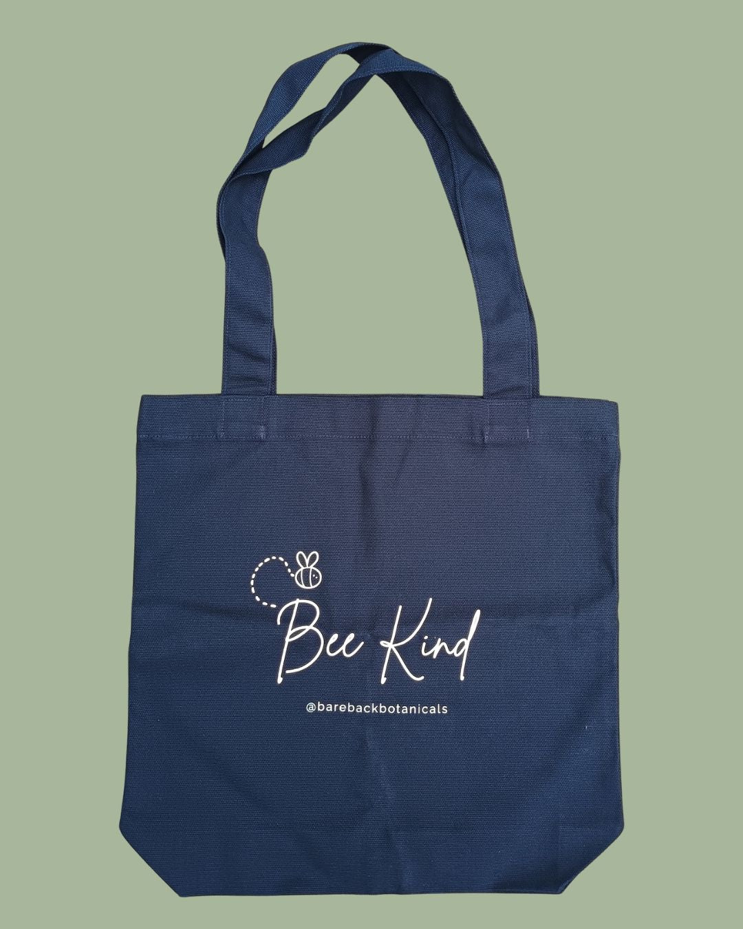 'Bee Kind' Cotton Canvas Tote Bag