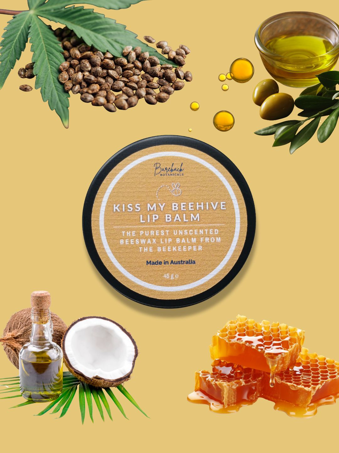 Kiss My Beehive Beeswax Lip Balm